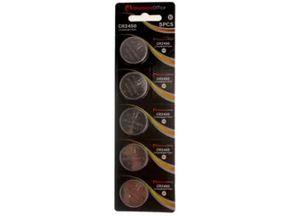 Knoopcelbatterij CR2450 3.0V Blister 5 Stuks - 2
