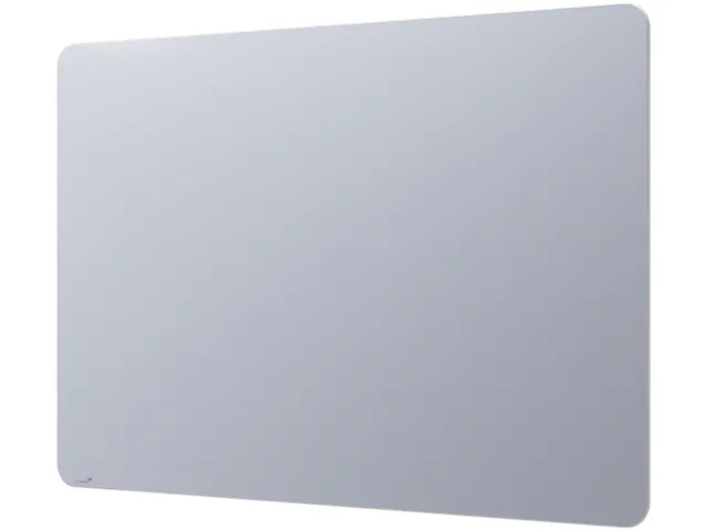 Tableau en verre mat 100x150cm chilly lake bleu clair coins arrondis