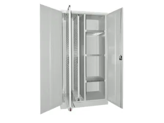 verticale kast,HxBxD 1950x1000x600mm,RAL7035,front RAL7035 - 1
