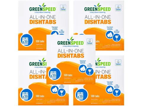 Vaatwastabletten Greenspeed All In One 100 stuks Voordeelbundel