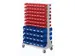 Rayonnage Mobile Hxlxp 1580X1000X500Mm Double Face 160Bacs À Bec