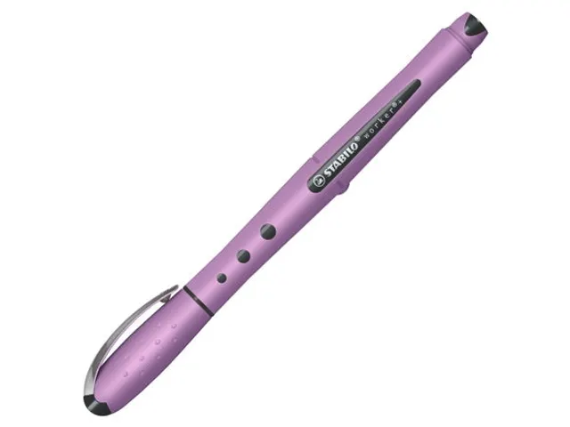 Rollerpen STABILO Worker+ Wildflower Grijsviolet medium