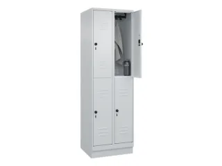 dubbeldekse locker,HxBxD 1950x600x500mm,2x2vak.,vak B 300mm - 3