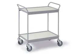 Universele Wagen 150kg 785x420mm 2 Etages Zilvergrijs