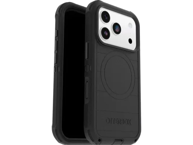 OtterBox Defender Pro MagSafe iPhone 17 Pro hoesje zwart