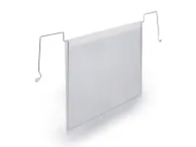 OUTLET Hoes met ophangbeugel A4 liggend formaat PP transparant