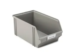 magazijnbak,HxBxD 153x205x340mm,PP,grijs
