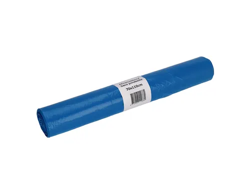 Afvalzak Cleaninq 70x110cm HDPE recycled T25 120 Liter blauw