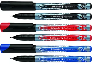 Fineliner Schneider Topliner 911 blauw 0.4mm - 3