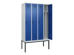 locker voor scheiding van kleding,HxBxD 2120x1200x500mm,4vak