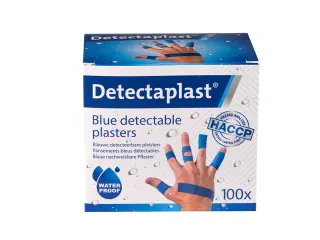 Waterafstotende blauwe pleister Detectaplast assorti 100 stuks - 3