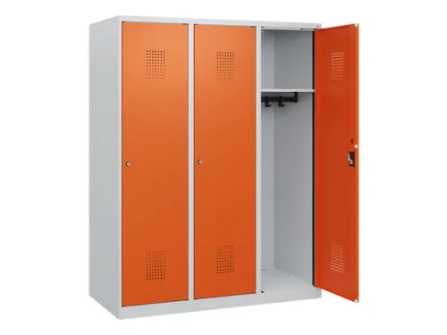 schoollocker,HxBxD 1530x1200x500mm,3vak,vak B 400mm,cil.-slot
