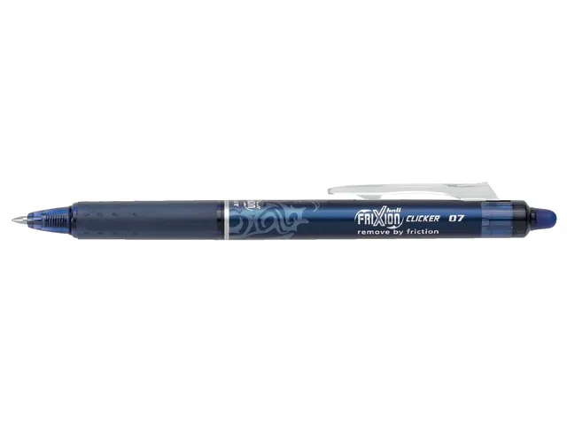Rollerpen Pilot Frixion Ball Clicker 0.7mm Medium punt Blauwzwart