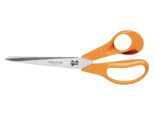 Schaar Fiskars Classic universeel 21cm oranje