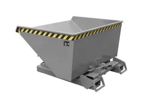 kiepbak,HxLxB 865x1485x1095mm,0,6m³,draagverm. 1000kg,RAL7005