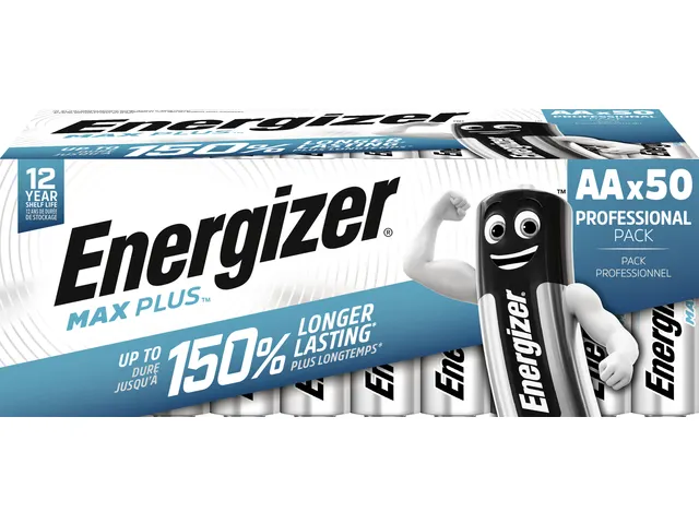 Batterij Energizer Max Plus 50xAA alkaline