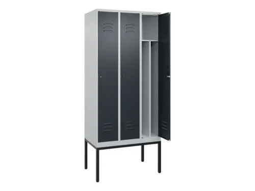 locker voor scheiding van kleding,HxBxD 2120x900x500mm,3vak