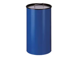 Ronde Zandasbak Blauw 50 liter