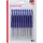 Balpen Quantore Drukknop Blauw medium, Blister 10 stuks