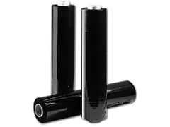 Palletfolie 50 cm x 300 m 20 mu 6 stuks zwart