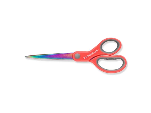 Schaar Staedtler Norix 21cm 3 kleuren assorti rechtshandig