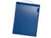 Pochette d'organisation Plastique Panneau Cache A4 Transparent Bleu