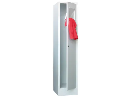 Wasgoed Vakken-/-sorteerkast Staalplaat 1850x400x500mm Sokkel Ral7035