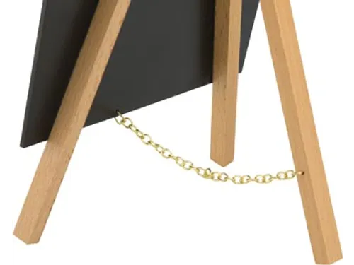 tafelkrijtbord Mini, 24x15cm beuk 3-poot, pak van 3 stuks