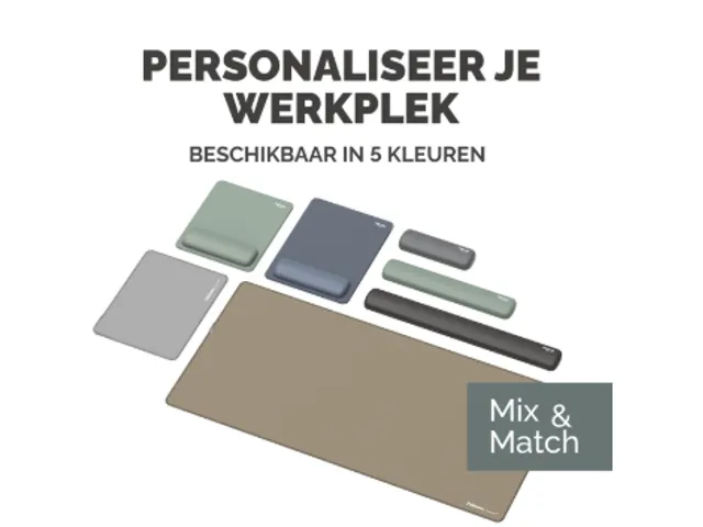 Polssteun Fellowes Breyta compact saliegroen 6x32cm