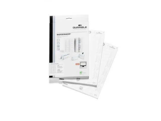 Badgemaker Inserts 34x74mm