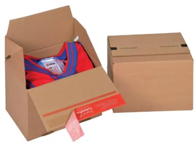 Eurobox Size S, binnenformaat 195x145x140mm, bruin