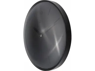 OUTLET Wandklok NeXtime Glamour Ø40cm metaal zwart streepaanduiding - 3