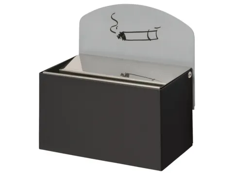 Wandasbak 87x140x98mm Achterwand Verzinkt Plaatstaal Antraciet