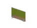 panneau de rehausse,p. table de bureau,NT-cerise,BN7048-vert