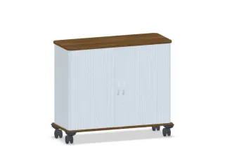 jaloeziedeurkast,HxBxD 878x1000x400mm,1xhouten vloer,decor romp noten - 2