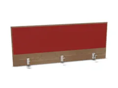 opzetpaneel,v. bureau,aanbouw achter,B 1400mm,NT-cherry,BN4011-rood