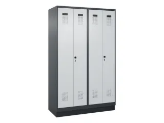 locker voor scheiding van kleding,HxBxD 1950x1200x500mm,4vak - 2