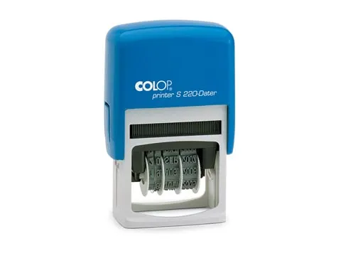 Datumstempel Colop S220 4mm Franstalig Zwart