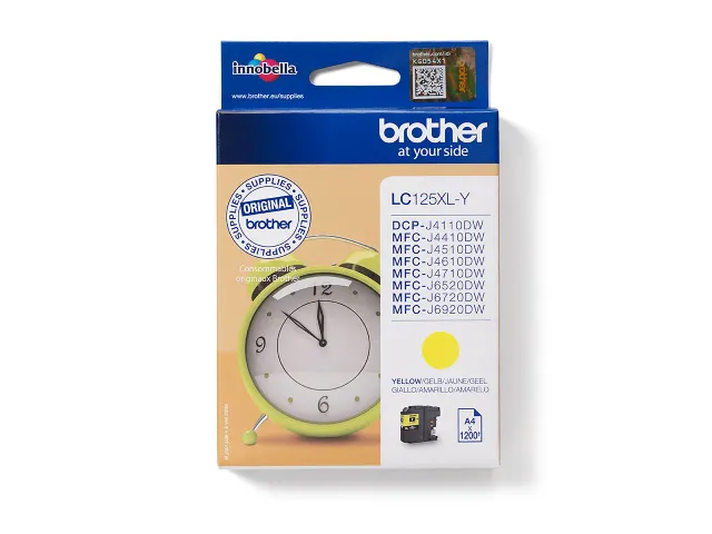 Inktcartridge Brother LC-125XLY geel HC