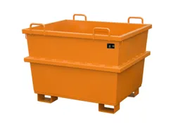 Universele Stortgoedbak Oranje Heftruck Kraantraverse 955x1040x1200mm