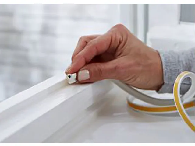 Tochtstrip Tesa Moll 05390 P profiel 9mmx6m wit