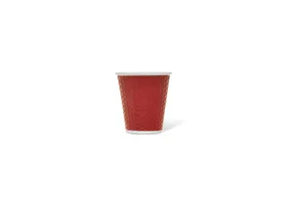 Beker porselein Les Artistes Paris 180ml met siliconen grip Rood - 2