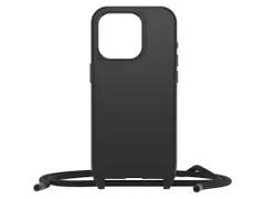 iPhone 15 Pro Hoesje met Koord React Series Necklace MagSafe Zwart