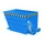 kiepbak,HxLxB 730x1370x800mm,0,55m³,draagverm. 750kg,RAL 5012