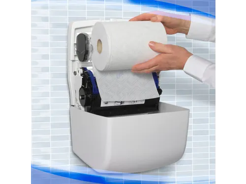 Aquarius handdoekrol dispenser 7955 Slimroll Wit