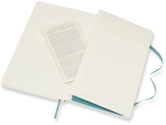 Carnet de notes Moleskine Large 130x210mm ligné bleu récif