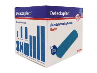 Detectaplast 8240 Textielpleister Elastisch Blauw 19x72mm 100 Stuks - 1