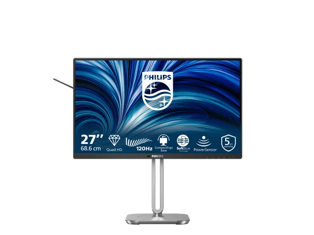 Ecran Philips série 4000 27B2N4500/00 27 inch Quad HD LCD Gris