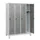 schoollocker,HxBxD 1630x1200x500mm,4vak,vak B 300mm,draaigrendel