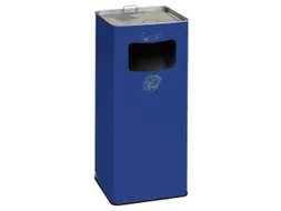 Combi-asbak Hxbxd 700X320X320Mm Vierkant Blauw